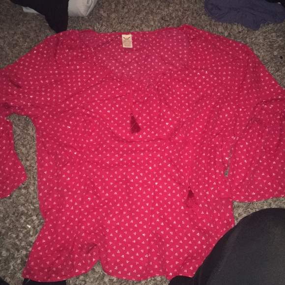 Red Flare Shirt - Picture 1 of 2